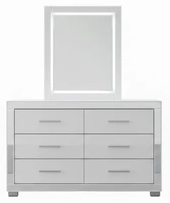 Produktbild von Schlafzimmer-Set 2-tlg. – elegantes Bett & Schminktisch im Set