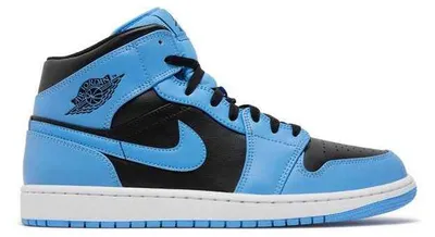 Produktbild von Air Jordan 1 Mid University Blue Black - EU: 43
