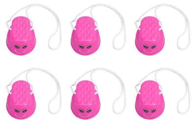Image de Lot de 6 jouets à échelons pour enfants, destinés à améliorer la coordination et l'équilibre – échasses de marche
pour l'extérieur, rose