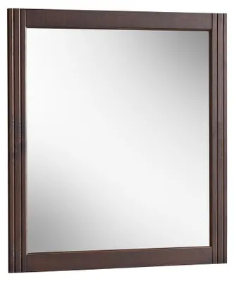 Immagine prodotto di Specchio da bagno rettangolare in legno 80x73 cm stile naturale