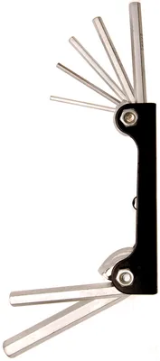 Produktbild von KRAFTMANN 787 Innen-6-kant-Schlüssel im Handklapphalter, 2,5-10 mm, 7-tlg.
