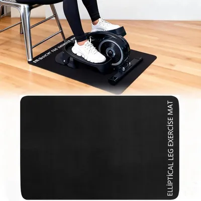 Produktbild von Trainingsmatte rutschfest Bodenschutzmatte Fitnessgeräte 40 x 60 cm