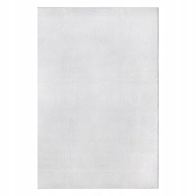 Zdjęcie produktu dla Dywan nowoczesny do salonu 160x230cm, kremowy płasko tkany