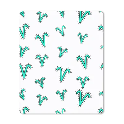 Produktbild von MuchoWow® Mauspad Mousepad Widder - Tierkreiszeichen - Design 30x40 cm - Mousepads - Maus Mat - Pad - Mausunterlage - Mausmatten
