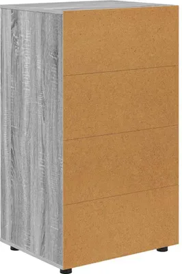 Image de Armoires de rangement Gris Sonoma 60 x 48 x 105 cm