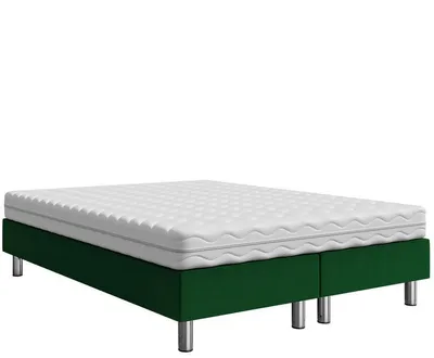Obrázek produktu pro Čalouněná manželská postel 160x200 NECHLIN 2 - zelená
