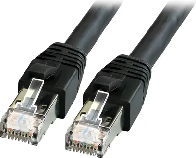 Immagine prodotto di EFB RJ45 Patchkabel S/FTP, Cat.8.1,BC, LSZH, 2m, schwarz