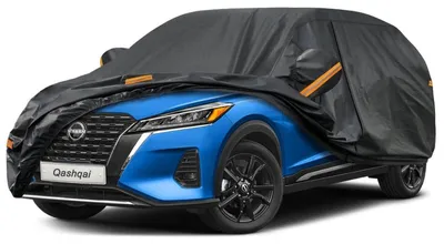 Produktbild von Autoplane Wasserdicht Atmungsaktiv für Nissan Qashqai (2017-2025) 7-Schichten Vollgarage Staubschutz Schwarz