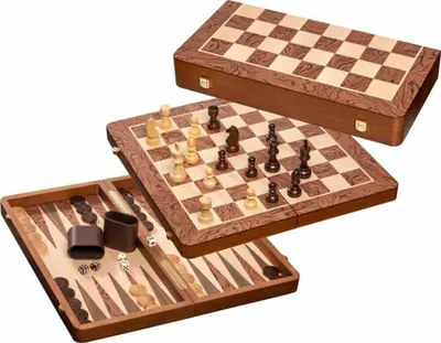 Obrázek produktu pro Sada šachů, backgammonu a šachovnice