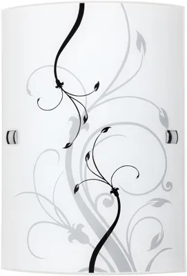 Zdjęcie produktu dla Kinkiet łazienkowy Elina biały wzorzysty 1xE27x60W metal wym:18x18x26cm IP20 Rabalux