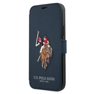 Immagine prodotto di Us Polo Usflbkp12Mpugflnv Iphone 12/12Pro 6,1 Granatowy/Navy Collezione ricamo Book Polo