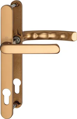 Produktbild von Drückergarnitur LIÈGE - Schmalschild 24 mm, Griff flach,67 - 72,bronze