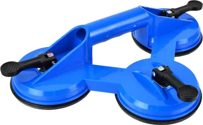 Produktbild von 3 Kopf Saugheber Glasheber 3 x 115 mm Gummisauger Glassauger Sauggriff Vakuumsauger 130Kg