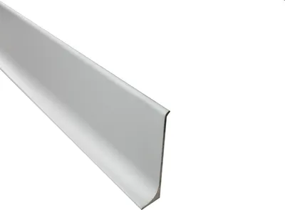 Produktbild von Alu Sockelleiste Fußbodenleisten eloxiert silber L200cm H60mm matt