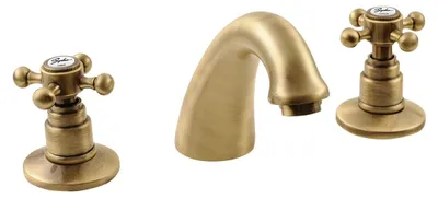 Produktbild von Sapho ANTEA 3-Loch - Waschtischarmatur mit Ablaufgarnitur, Bronze