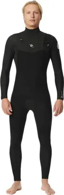 Immagine prodotto di Rip Curl Dawn Patrol 4/3 Mm Gb St Muta a maniche lunghe con zip sul petto Nero MS Uomo Nero MS