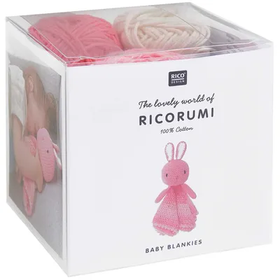 Produktbild von Rico Design Ricorumi Häkelset "Baby Blankies" Hase