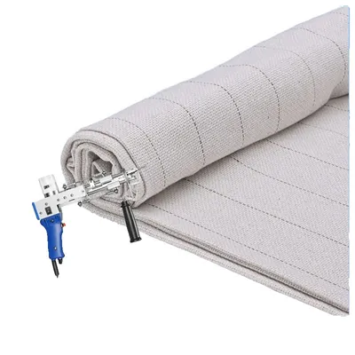 Produktbild von Tufting-Stoff, langlebige Baumwoll-Polyester-Mischung, geführte Tufting-Linien, 15x10M