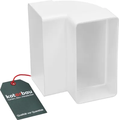 Immagine prodotto di KOTARBAU® pezzo di deviazione 110x55 mm curva del condotto verticale 90° gomito connettore del condotto