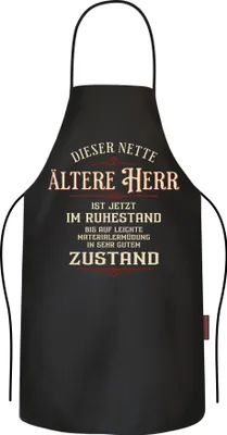 Produktbild von Ruhestand Grillschürze Netter älterer Herr Schürze