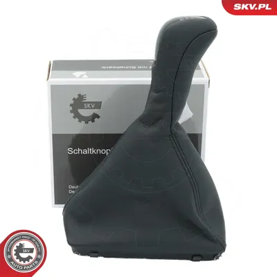 Produktbild von ESEN SKV Schaltknauf Schalthebelknauf Schwarz Leder 6-Gang passend für MERCEDES-BENZ E-Klasse Limousine (W211) E-Klasse T-modell (S211)