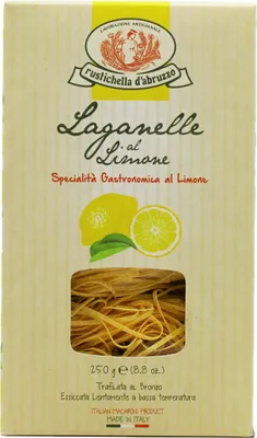 Produktbild von Rustichella Laganelle Eierbandnudeln mit Zitrone 250g