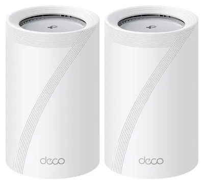 Produktbild von TP-Link Deco BE65 Pro Tri-Band BE9300 WLAN 7 Mesh-System, Weiß, Intern, Mesh-System, 30 dBmW, Tri-Band (2,4 GHz/5 GHz/6 GHz), Wi-Fi 7 (802.11be)