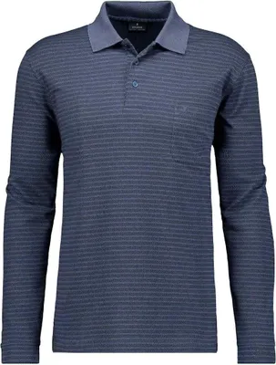 Produktbild von Ragman Softknit-Polo Jacquard, Langarm
