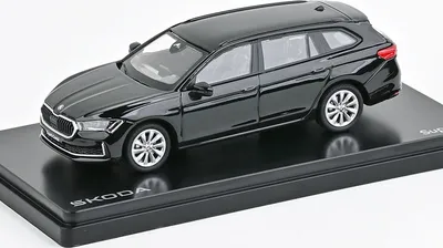 Obrázok produktu pre Škoda Superb IV Combi (2023) Black Ebony Metallic ABREX 1:43