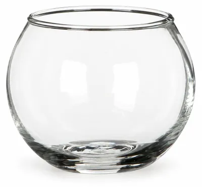 Produktbild von Kugelglas in 4 Größen Kugelvase Glaskugel Windlicht Teelichtglas Dekoglas Vase, Größe:Ø6.7 h.5.3cm