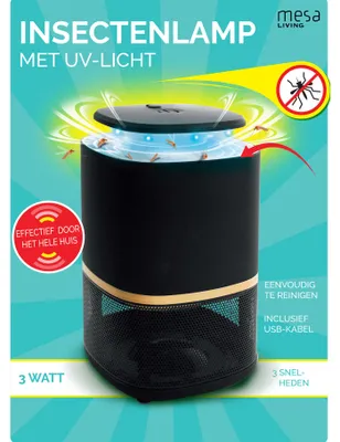 Image de Lampe anti-insectes Lumière UV Multicolore pour intérieur et extérieur USB