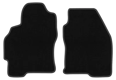 Obrázok produktu pre Predné velúrové koberce pre: Ford Mondeo MK2 1996-2000 (kombi/sedan/liftback) – 2 ks, čierne, na mieru – Wielganizator BASIC