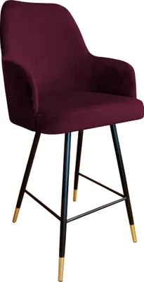Obrázek produktu pro Barová židle Westa s černou/zlatou podnoží MG02