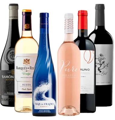 Immagine prodotto di Confezione VdV Wines Vino rosso Spagna No DO Spagna 450,00 cl 14,0 %