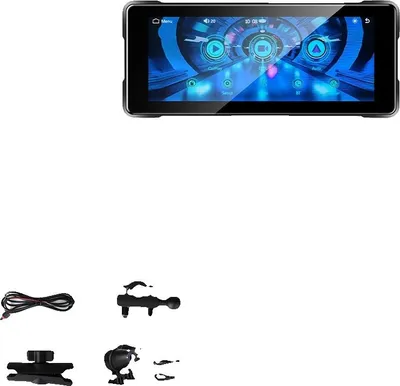 Zdjęcie produktu dla Multimedialny odtwarzacz motocyklowy, bezprzewodowe CarPlay, Android Auto, MT-03 DVR 6,86 cala