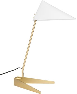 tischlampe Lizzy 59 cm Stahl weiß/gold