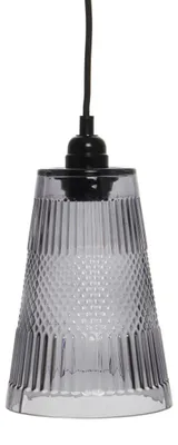 Image de Lampe à suspension Palum en verre gris