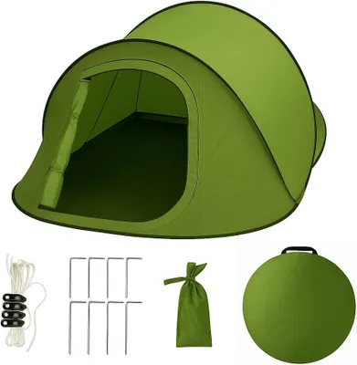 Immagine prodotto di Tenda pop-up autoportante per 1-2 persone, ideale per la spiaggia e il campeggio, colore verde