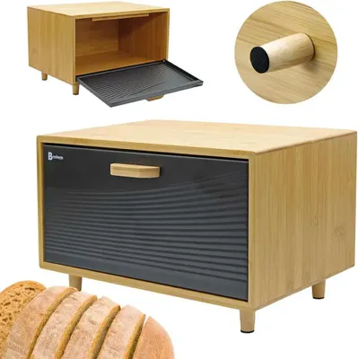 Produktbild von Brotkasten aus Bambus für Brot 4252