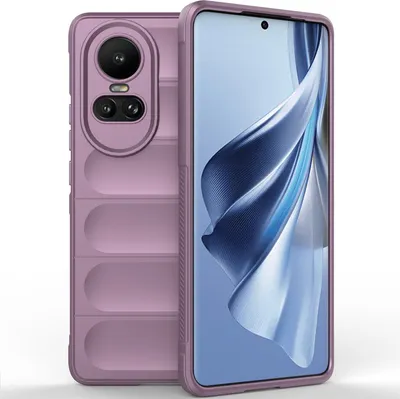 Produktbild von Handyhülle für Oppo Reno10 Weich TPU Silikon Stossfest Anti-rutsch Hülle Lila