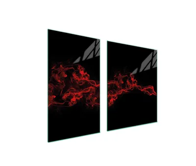 Produktbild von Glasplatte und Schneidebrett 100x52 schwarz