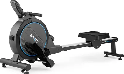 Obrázok produktu pre Gymtek® Veslovací trenažér Vodný veslovací trenažér na domáce použitie, - do 120 kg, 16 úrovní odporu - LCD displej