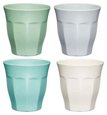 Zdjęcie produktu dla Colourworks Kubki z melaminy Classic Colours - zestaw 4 szt.