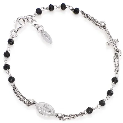 Immagine prodotto di Bracciali Amen Collezione Argento Rosario - donna