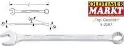 Image de Clé mixte Hazet 600N-8 - Profil de traction à double six pans extérieur - 8 | 600N-8