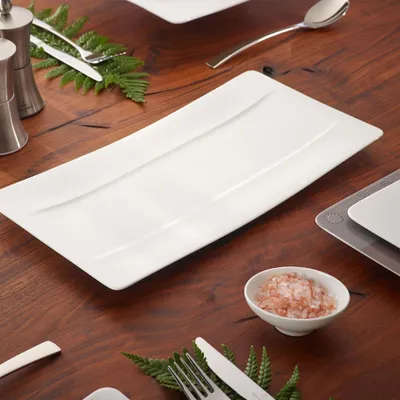 Zdjęcie produktu dla Villeroy & Boch 1045102581, Prostokątny, Porcelana, Biały, 350 mm, 180 mm, 700 g