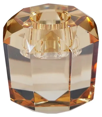 Productafbeelding van Kaheku Kerzenhalter Miano Kristall amber 6x6x6h 787018061