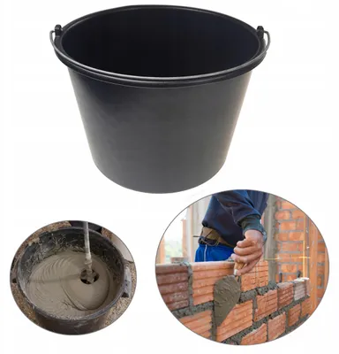 Produktbild von Metalstyl Baukübel Kunststoff 20 Liter mit Griff