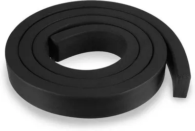 Produktbild von Gummidichtungsstreifen – Witterungsbeständiger Streifen, 20 mm breit x 10 mm dick, 1 m lang, schwarz – Dichtung 20 mm x 10 mm x 1 m