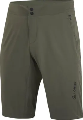 Image de Loeffler cuissard court m Short de vélo Grav-E ASSL homme-vert olive